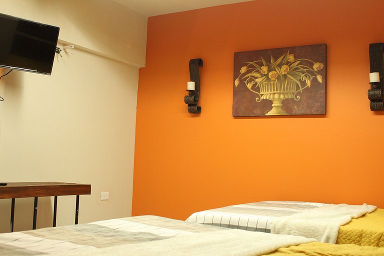 Habitación Bambu | 2 camas queen | Céntrico