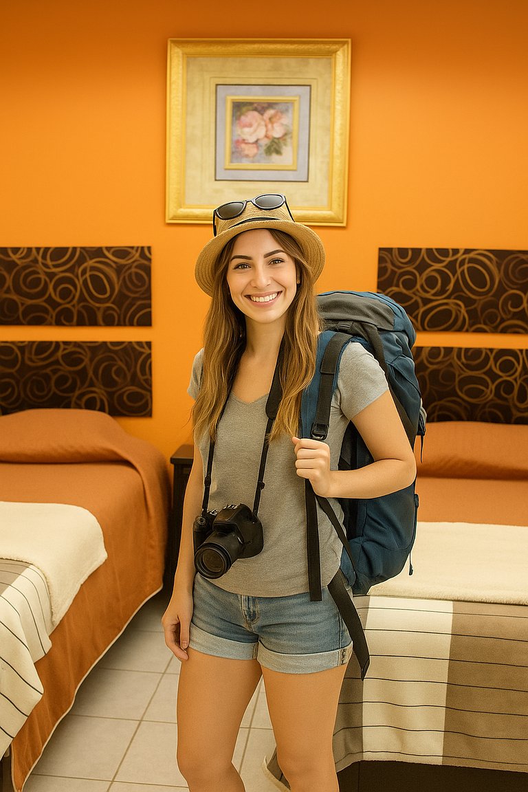 A*Room with 2 twin bed +A/C | Económic