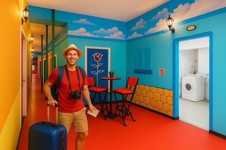 Twin with bathroom| nearby Fundidora |G