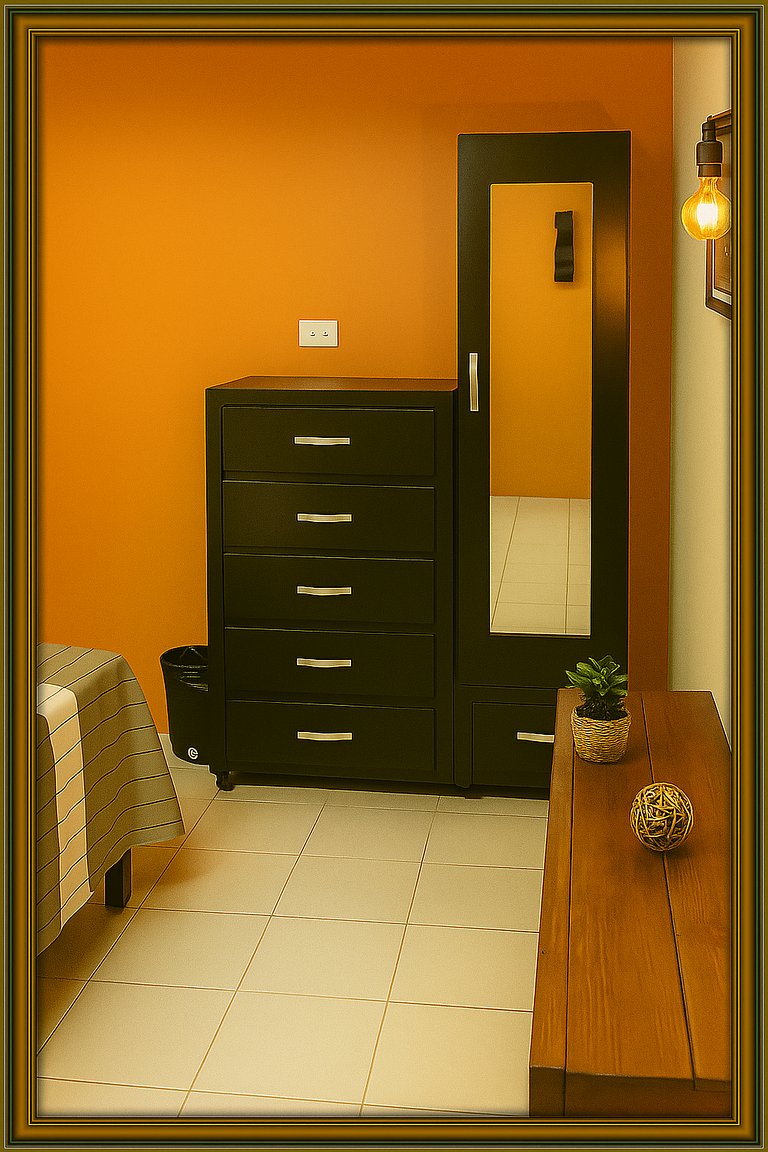 Habitación 2 camas Queen | A/C | Céntrico | B