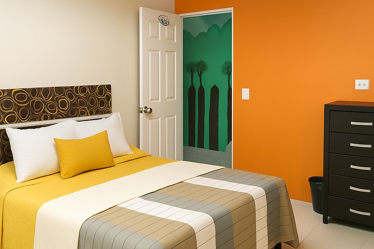 B* 2 Queen Bed Room | A/C | Central | B